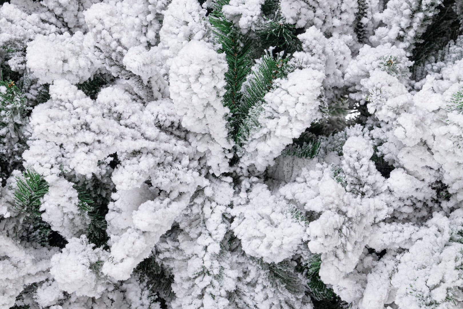 Albero di natale "Royal innevato" in PVC di Altissima qualità + Flock - 3
