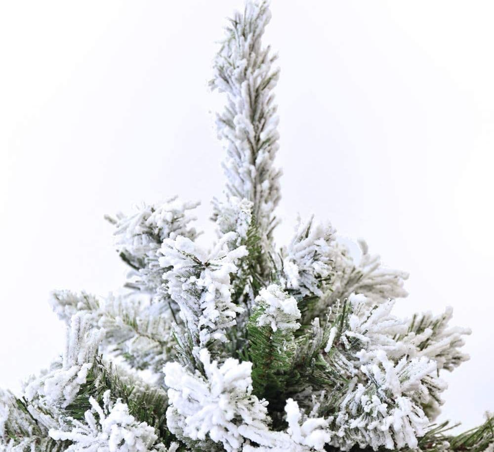 Albero di natale "Royal innevato" in PVC di Altissima qualità + Flock - 6