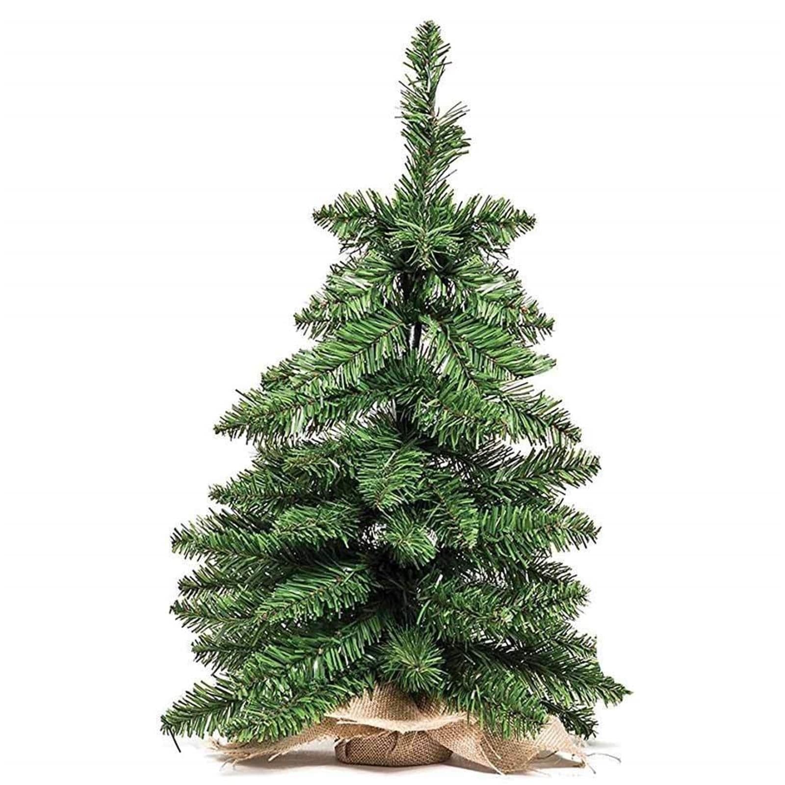 Albero di natale pinetto "Timmy" in PVC di altissima qualità e base in juta - 4