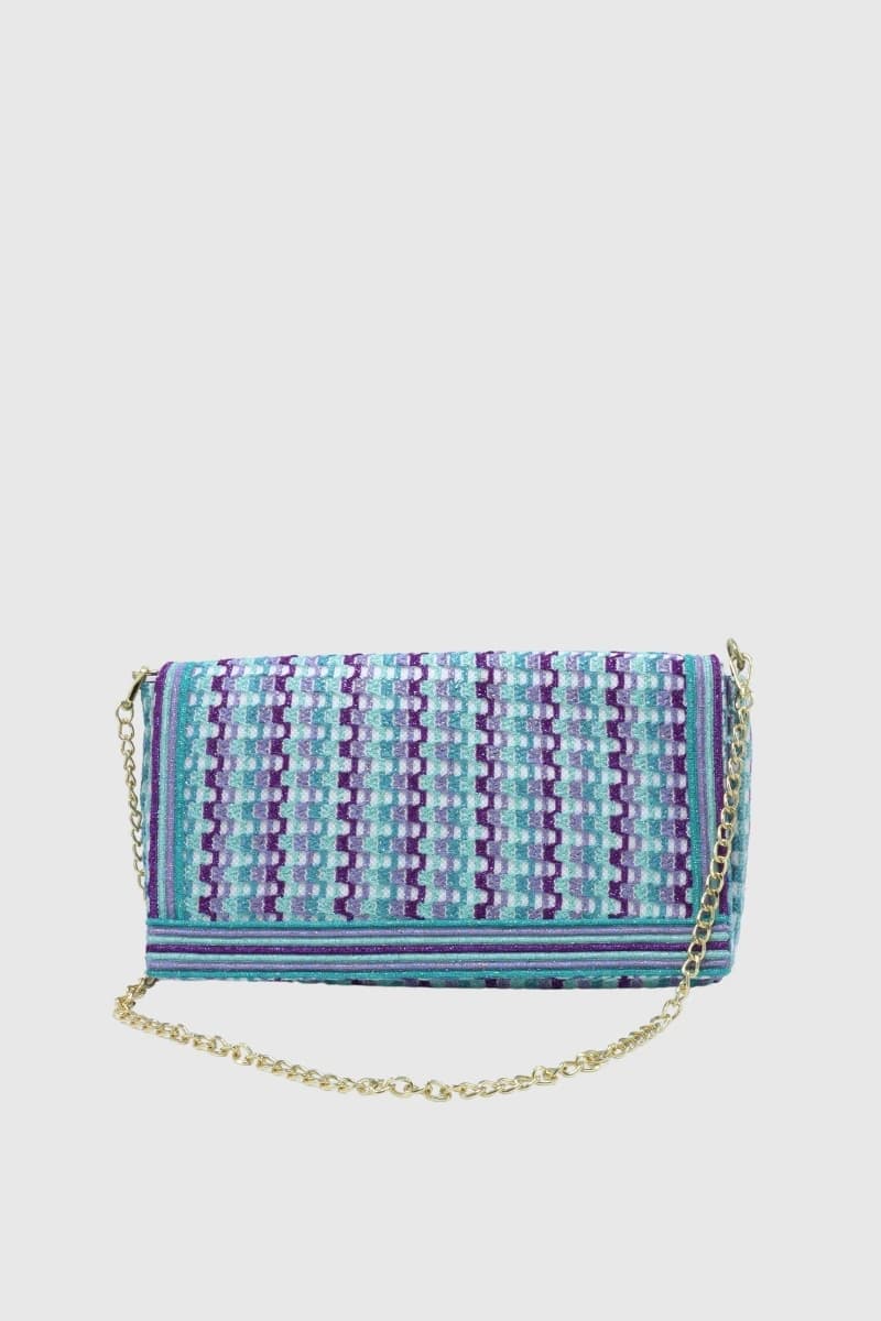 PHO Firenze | Pochette a tracolla fantasia con patta - 1