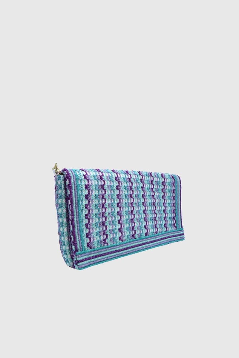 PHO Firenze | Pochette a tracolla fantasia con patta - 2