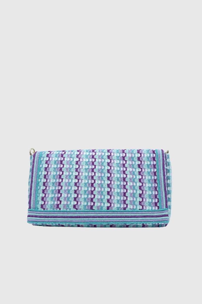 PHO Firenze | Pochette a tracolla fantasia con patta - 3