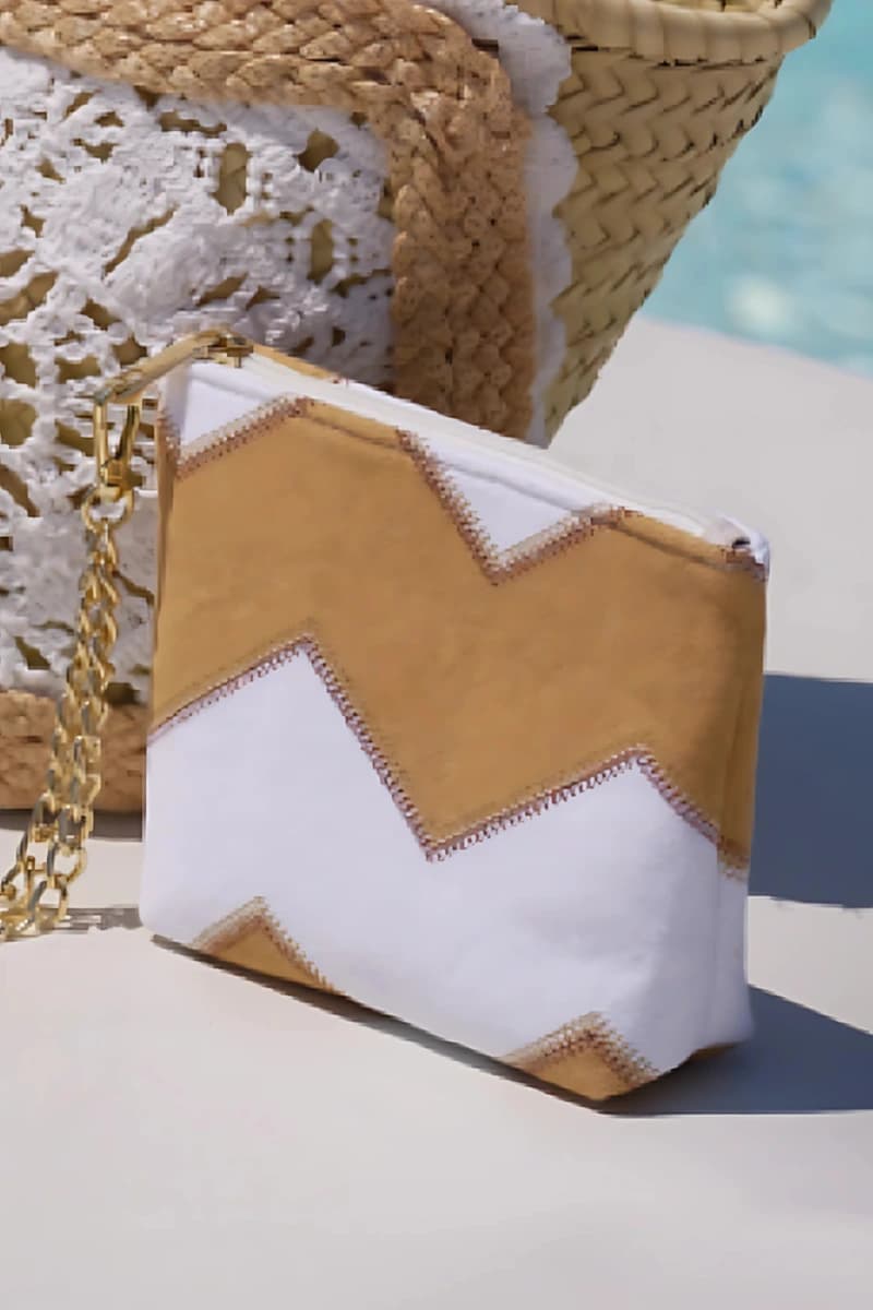 PHO Firenze | Pochette a tracolla zig zag con zip - 3