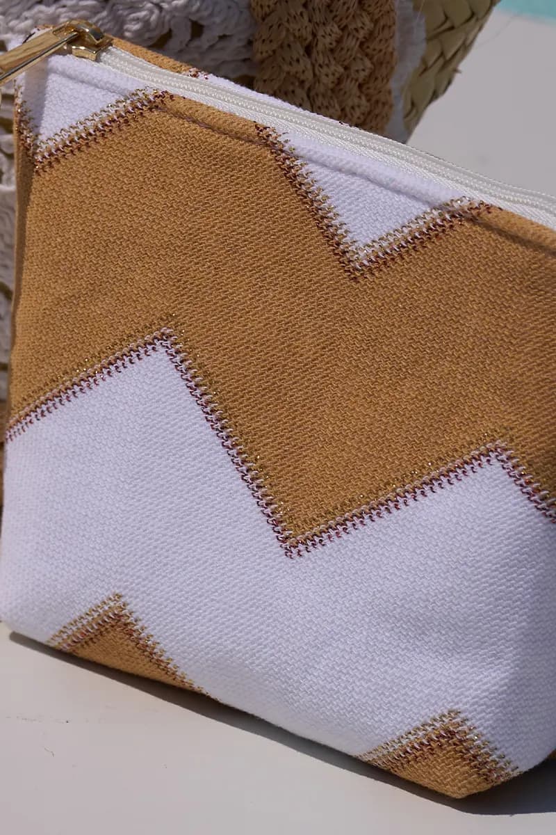 PHO Firenze | Pochette a tracolla zig zag con zip - 2
