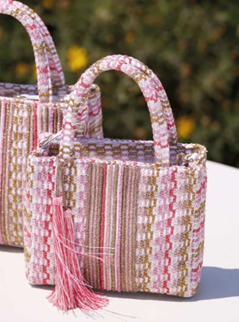 PHO Firenze | Borsa a mano fantasia con dettaglio nappe - 3