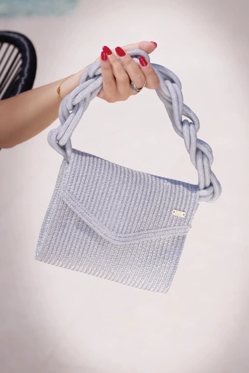 PHO Firenze | Borsa con patta manico maxi catena - 5