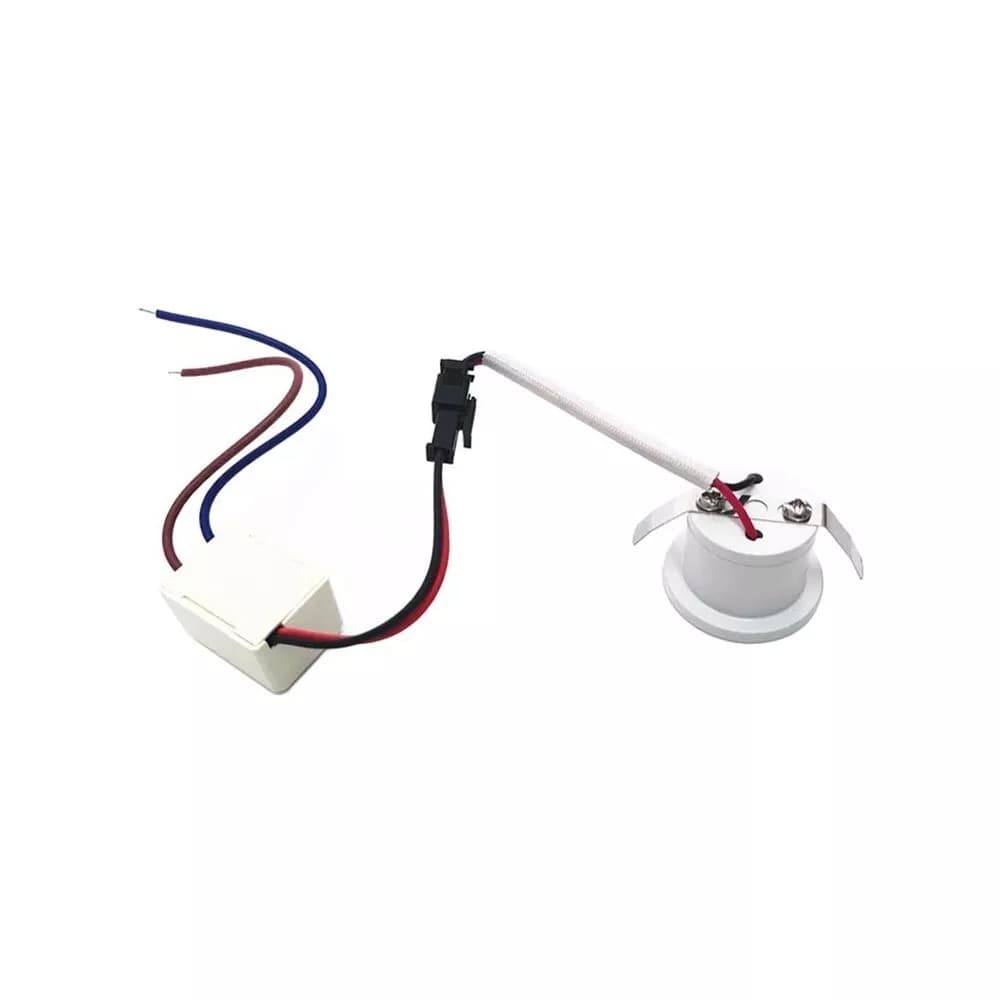 Kit 10 Faretti A Incasso Faretto 1 W Led Luce Bianca 6500 Bordo Bianco P31 - 3
