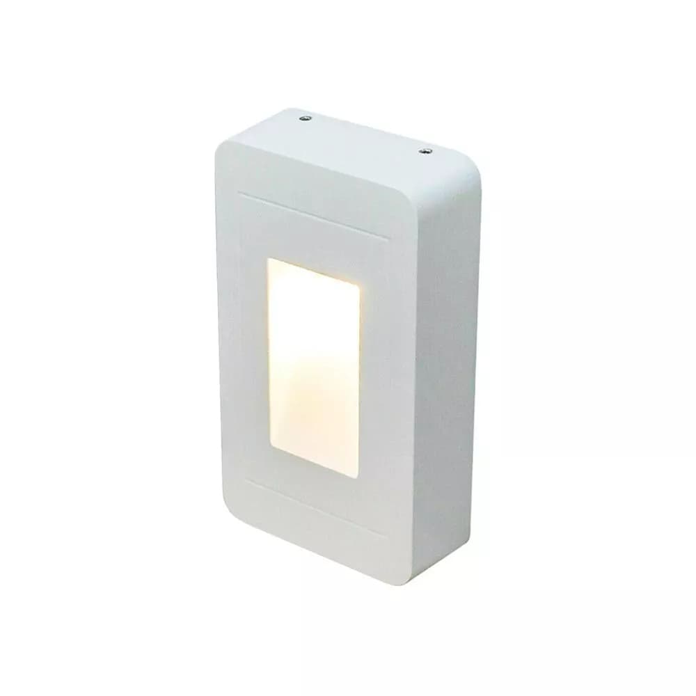 Applique Led Luce Calda Faretto 12 W Segnapassi Lampada Ip65 Esterno Bianco Es62 - 5