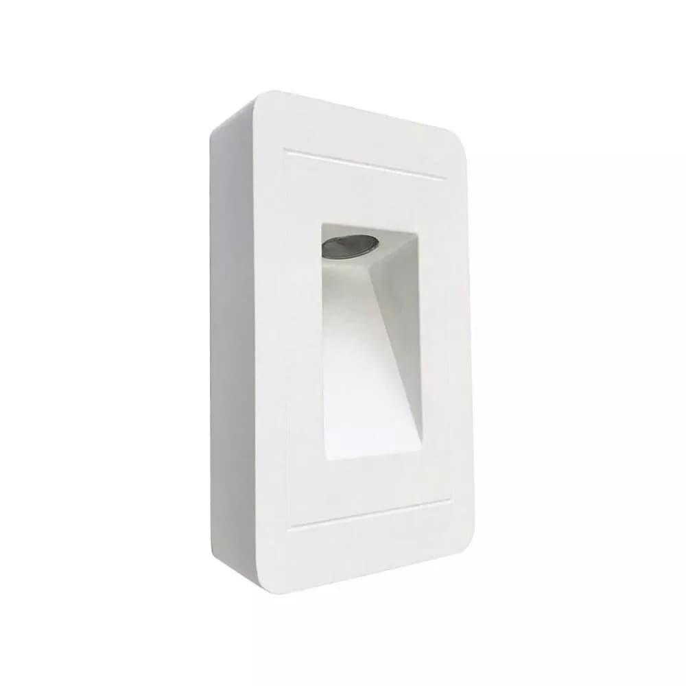 Applique Led Luce Calda Faretto 12 W Segnapassi Lampada Ip65 Esterno Bianco Es62 - 2