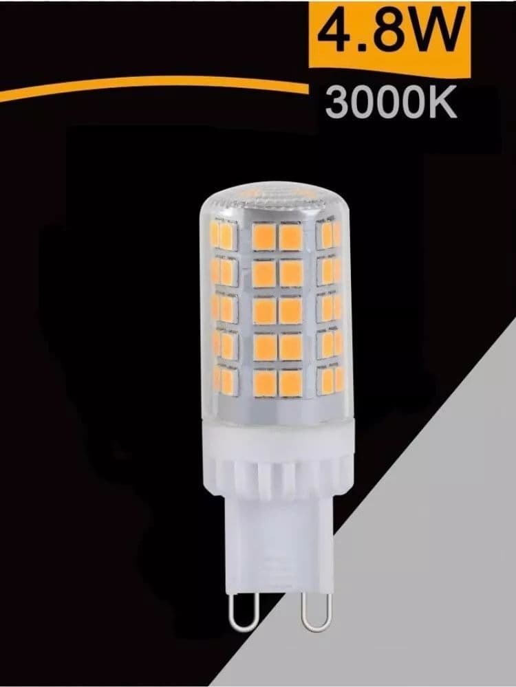 5 Lampadine G9 Lampadina Led 4.8 W = 60 W Luce Calda Per Lampadario Applique - 3