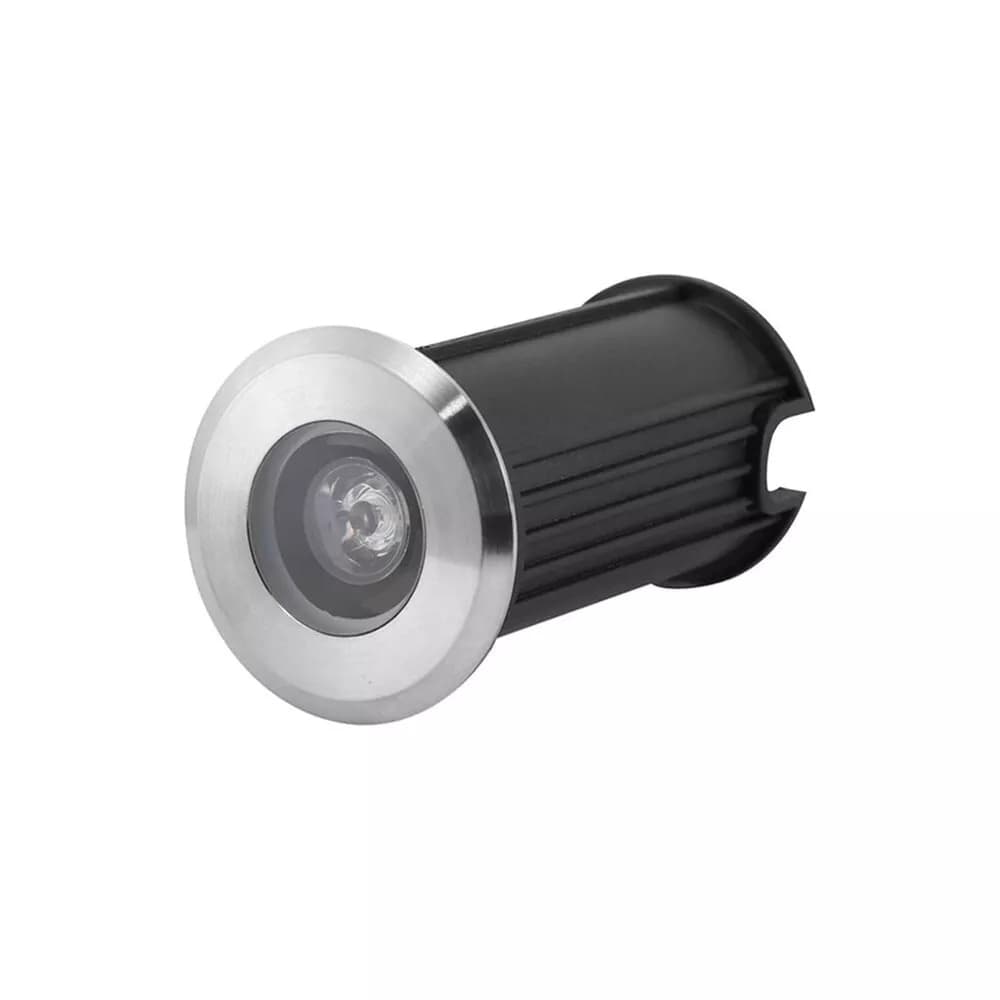 Faretto Led Luce Bianca Segnapassi Calpestabile 12 V 1 Watt Esterno Ip68 Es41 - 5