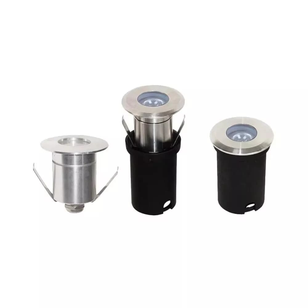 Faretto Led Luce Bianca Segnapassi Calpestabile 12 V 1 Watt Esterno Ip68 Es41 - 3