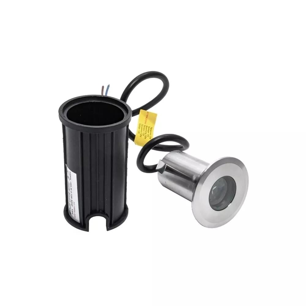 Faretto Segnapassi Calpestabile Carrabile 12 V 1 W Led Luce Calda Esterno Es41 - 3