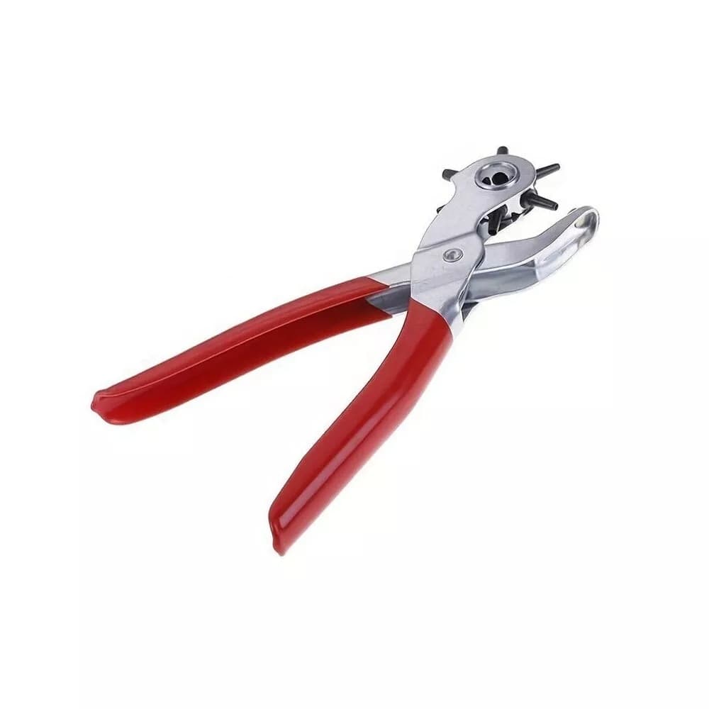 Pinza Fustellatrice Foratrice Per Cintura Scarpe Cuoio Bucare Forare Fare Buchi - 4