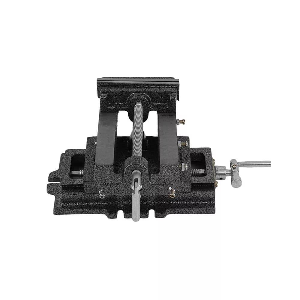 Morsa Croce 100 Mm 4" Regolabile Ganasce Per Trapano A Colonna Da Banco - 3