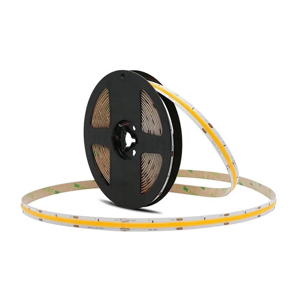 Striscia Led Cob Luce Bianca Bobina 50 Metri 24 V Smd 500 Watt 6500k 8 Mm - 5