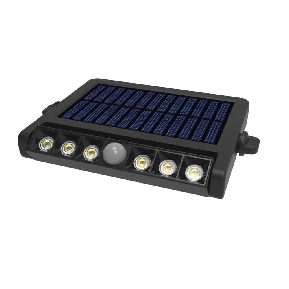 Applique Led Lampada Con Sensore E Pannello Solare 3 Cct Esterno - 4