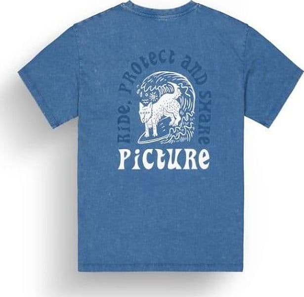 T Shirt Picture Pictureride Serenity Blue Wshd - 4