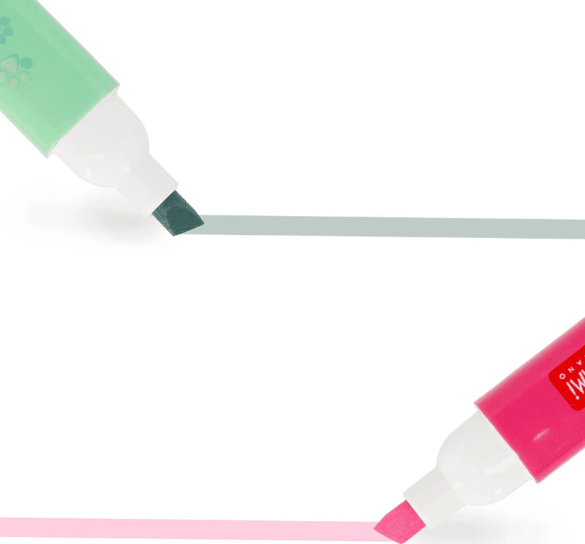 Legami - Set di 6 Evidenziatori Doppia Punta - Meow (MHL0002) - 5