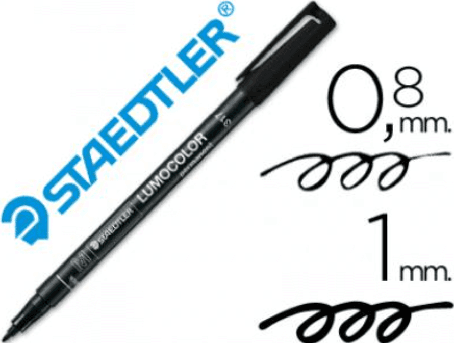 Staedtler - Pennarelli Lumocolor punta media M - Nero (317/9 ) - 2