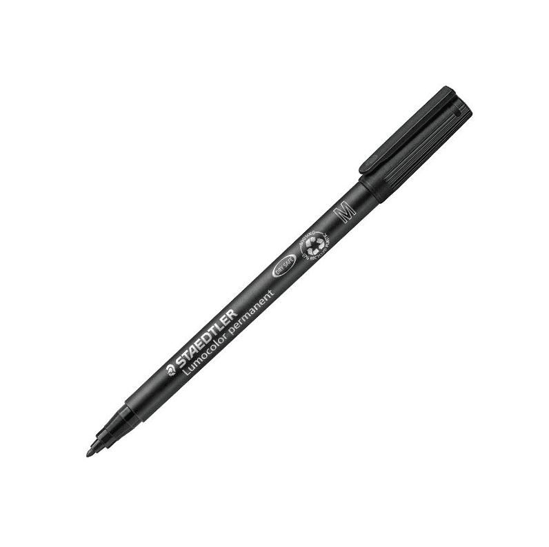 Staedtler - Pennarelli Lumocolor punta media M - Nero (317/9 ) Conf. 10 pz - 4