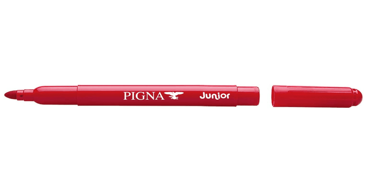 Pigna - Pennarelli Junior Colorati Large 6mm- Confezione 24 - 2