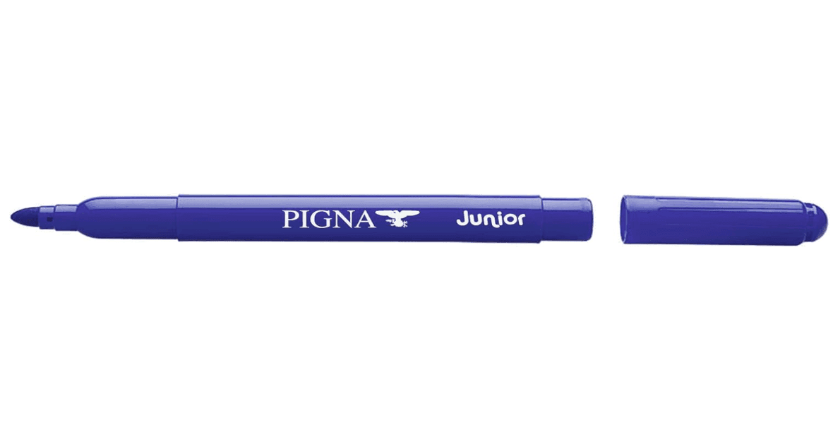 Pigna - Pennarelli Junior Colorati Large 6mm- Confezione 24 - 3