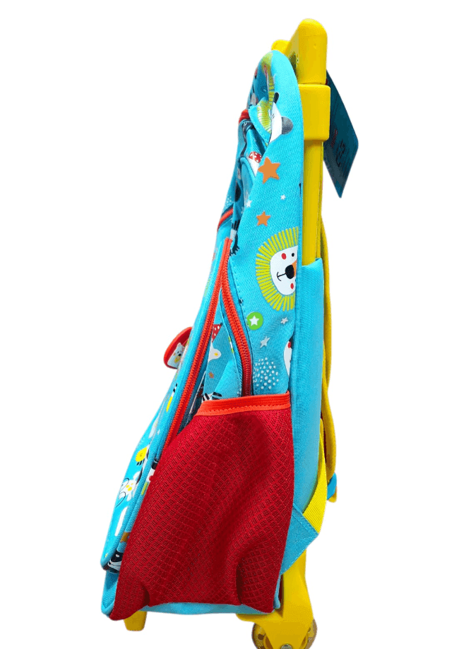 Carioca - Zaino Trolley per la scuola Animal Blue - 3
