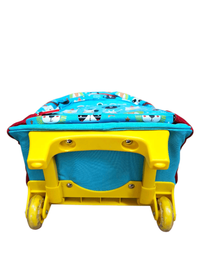 Carioca - Zaino Trolley per la scuola Animal Blue - 4