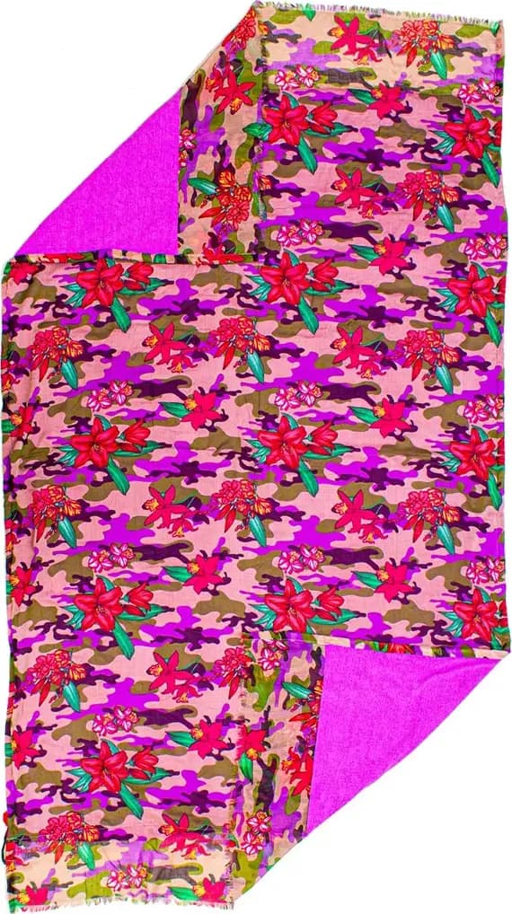 AYFEE | Telo mare Camouflage &amp; Flowers - 2