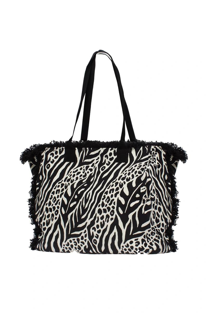 AYFEE | Borsa mare in cotone Zebra &amp; Palms - 2