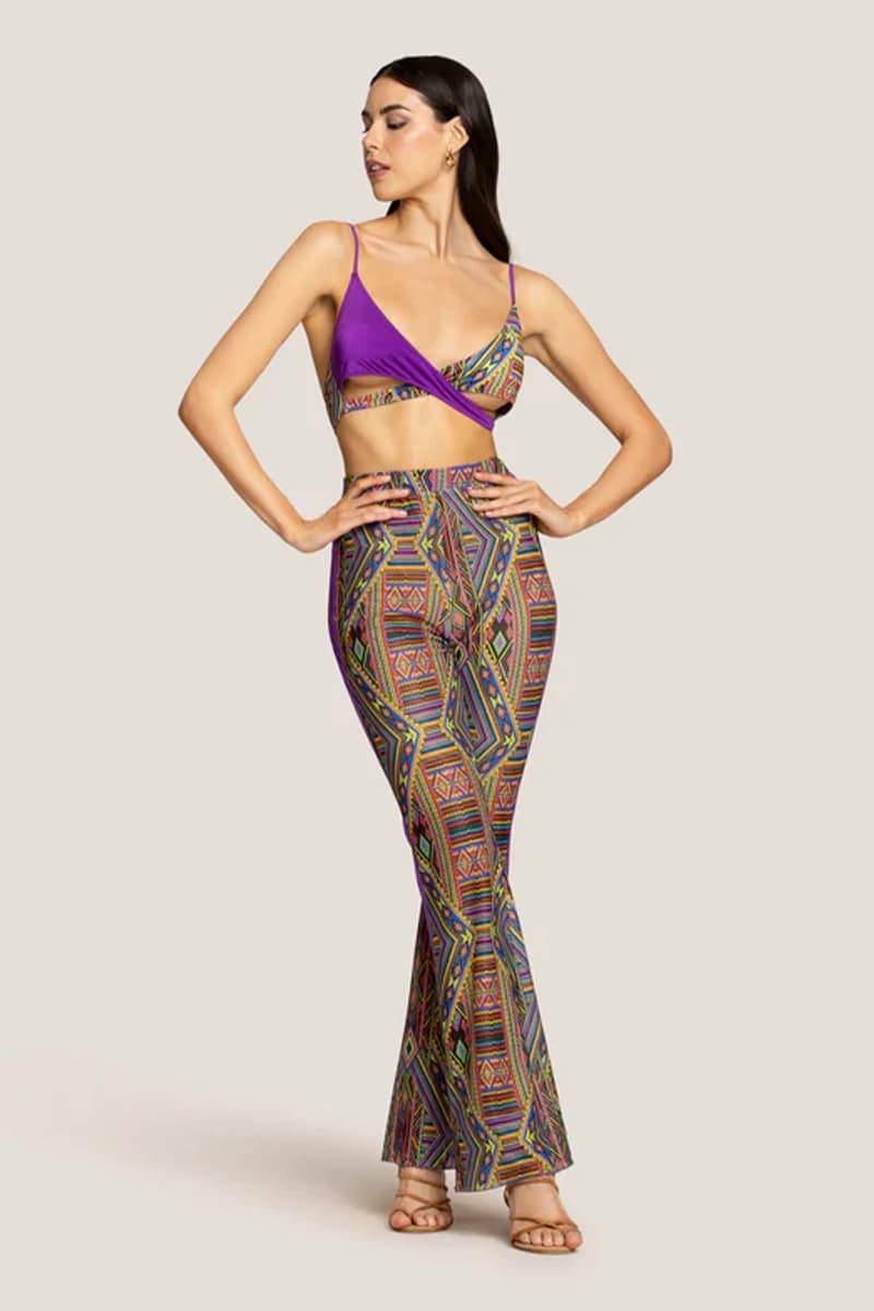 4GIVENESS | Pantalone a zampa Masai Colors - 3