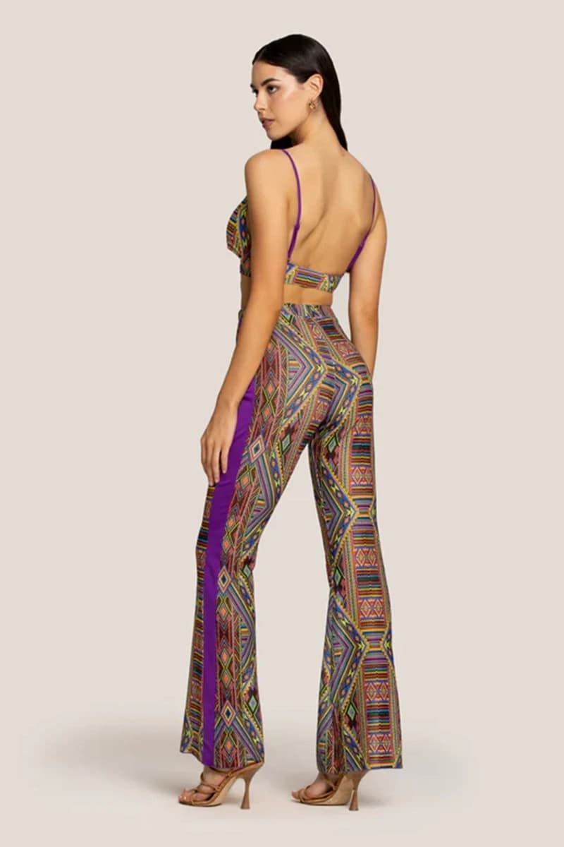 4GIVENESS | Pantalone a zampa Masai Colors - 2