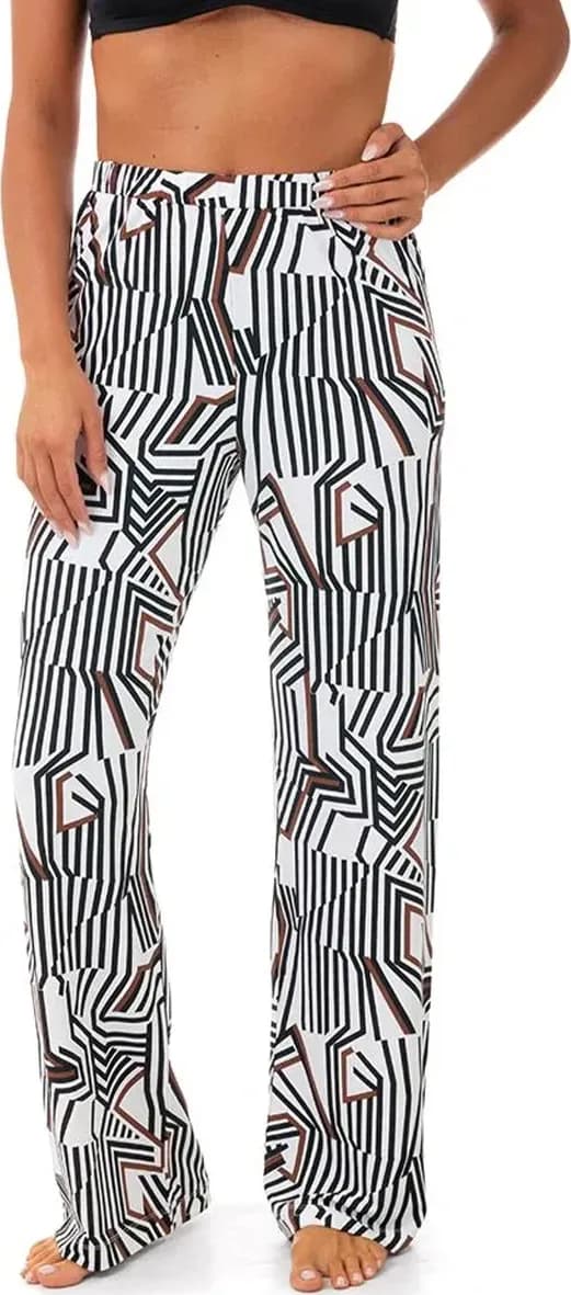 MAX MARA | Pantalone in jersey stampa geometrica - 4