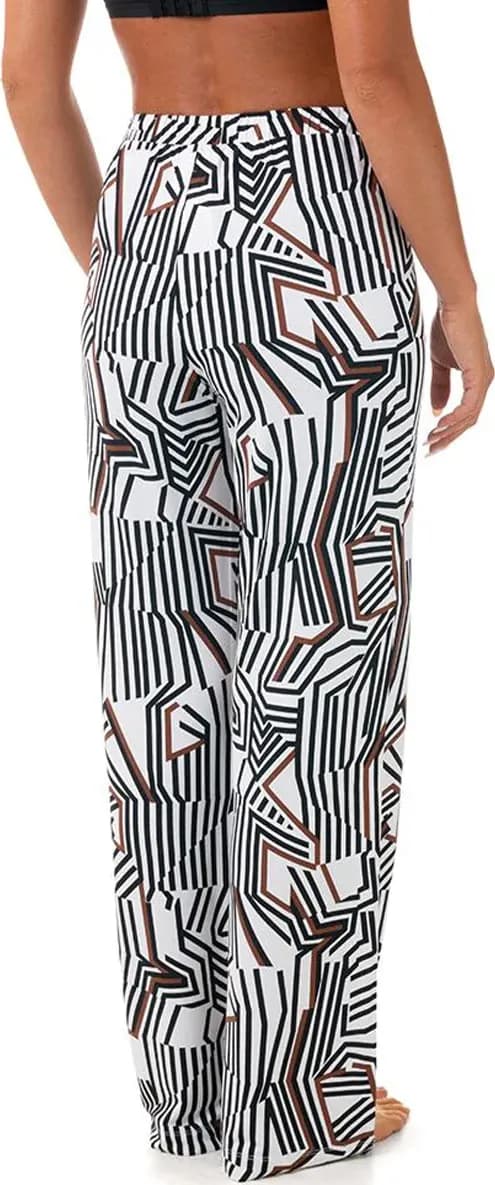 MAX MARA | Pantalone in jersey stampa geometrica - 5