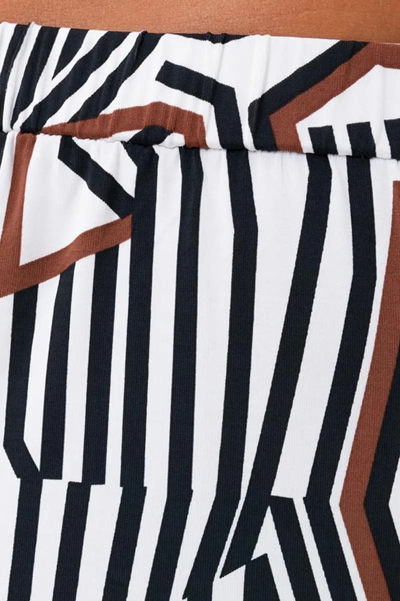 MAX MARA | Pantalone in jersey stampa geometrica - 6
