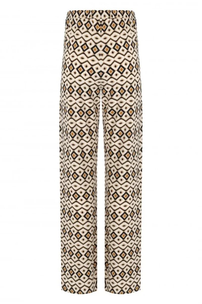 MAX MARA | Pantalone in jersey stampa geometrica - 9