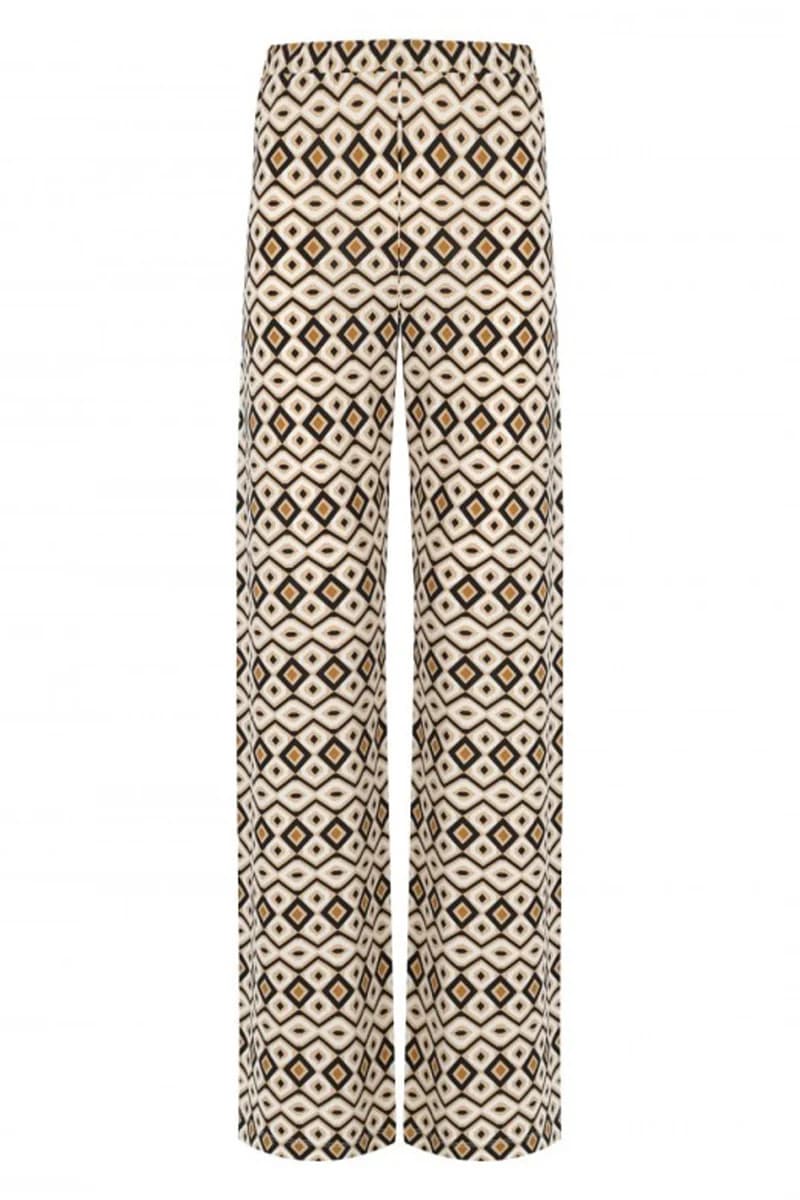 MAX MARA | Pantalone in jersey stampa geometrica - 10