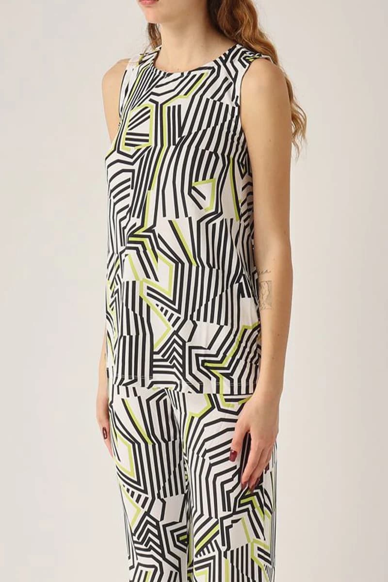 MAX MARA | Top in jersey spalla larga - 4