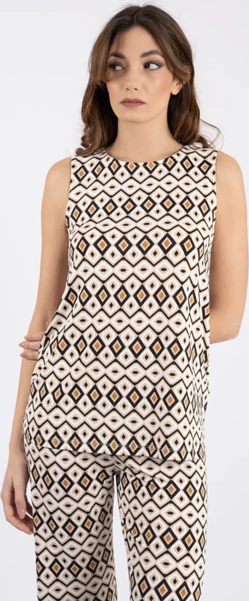 MAX MARA | Top in jersey spalla larga - 6