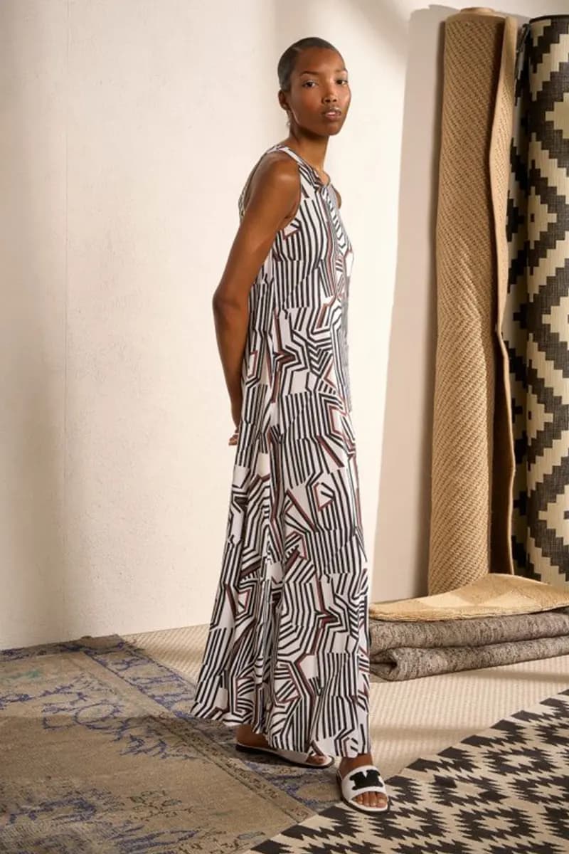 MAX MARA | Abito smanicato in jersey stampa geometrica - 1