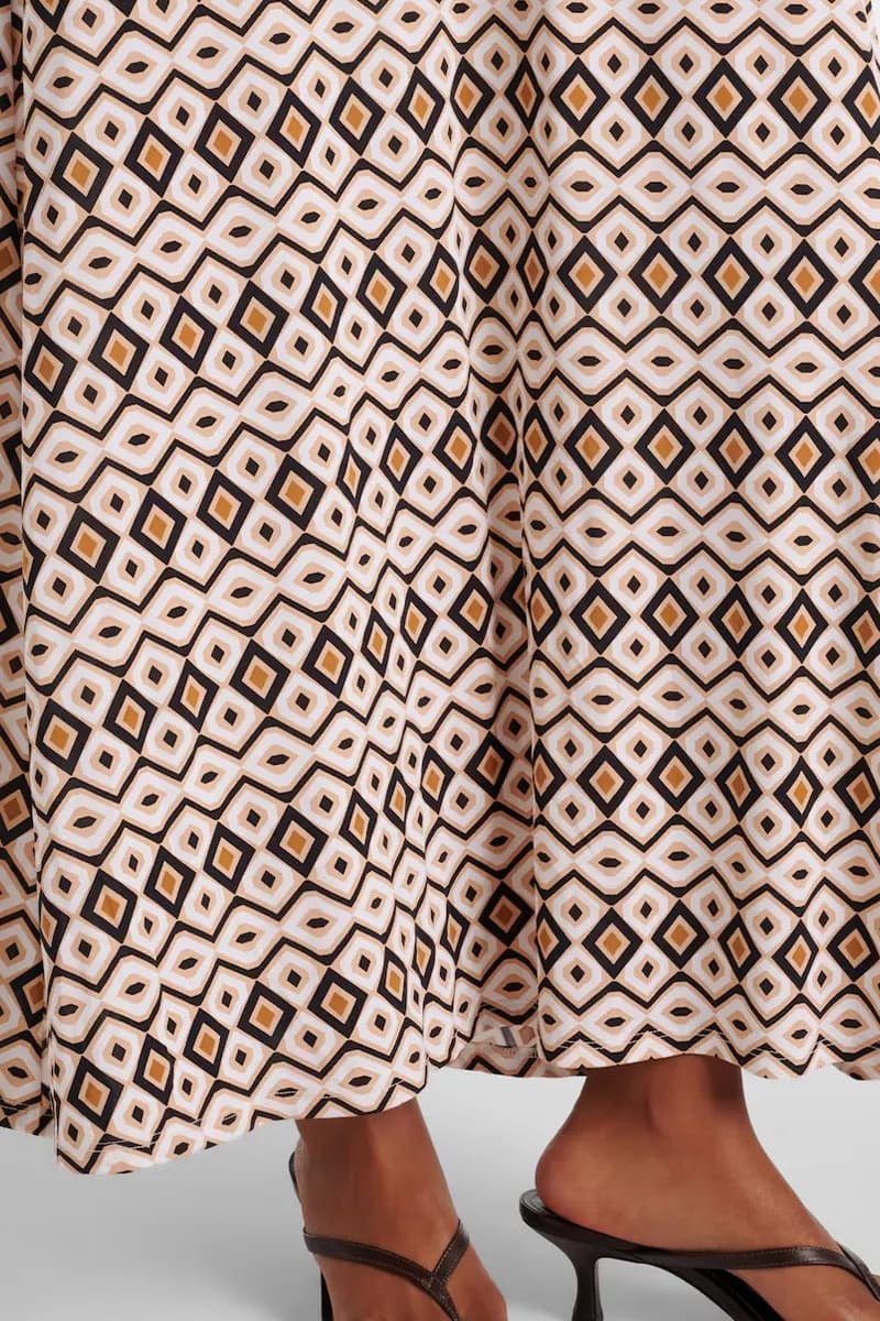MAX MARA | Abito smanicato in jersey stampa geometrica - 10