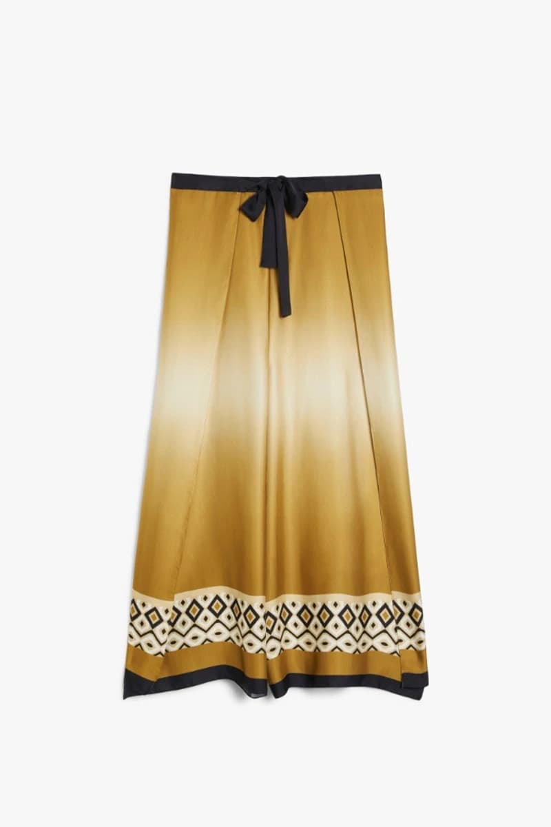 MAX MARA | Pantalone ampio in jersey stampa sfumata - 5