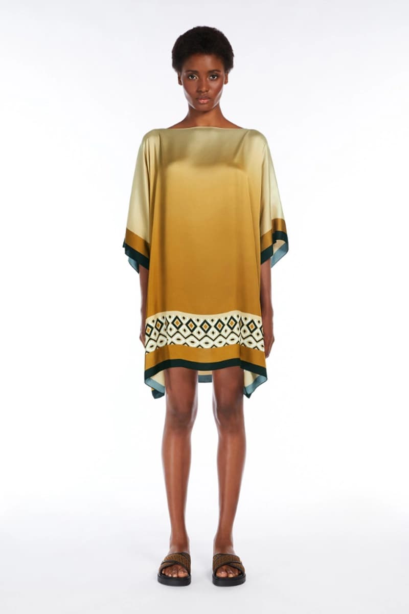 MAX MARA | Tunica over in jersey stampa sfumata - 6
