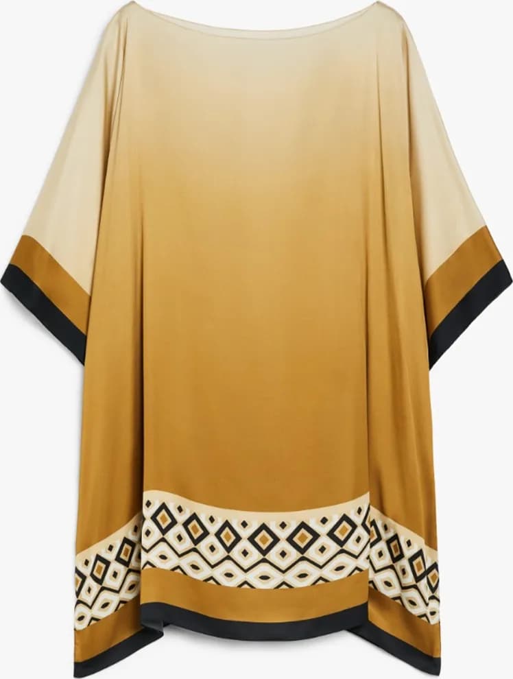 MAX MARA | Tunica over in jersey stampa sfumata - 5