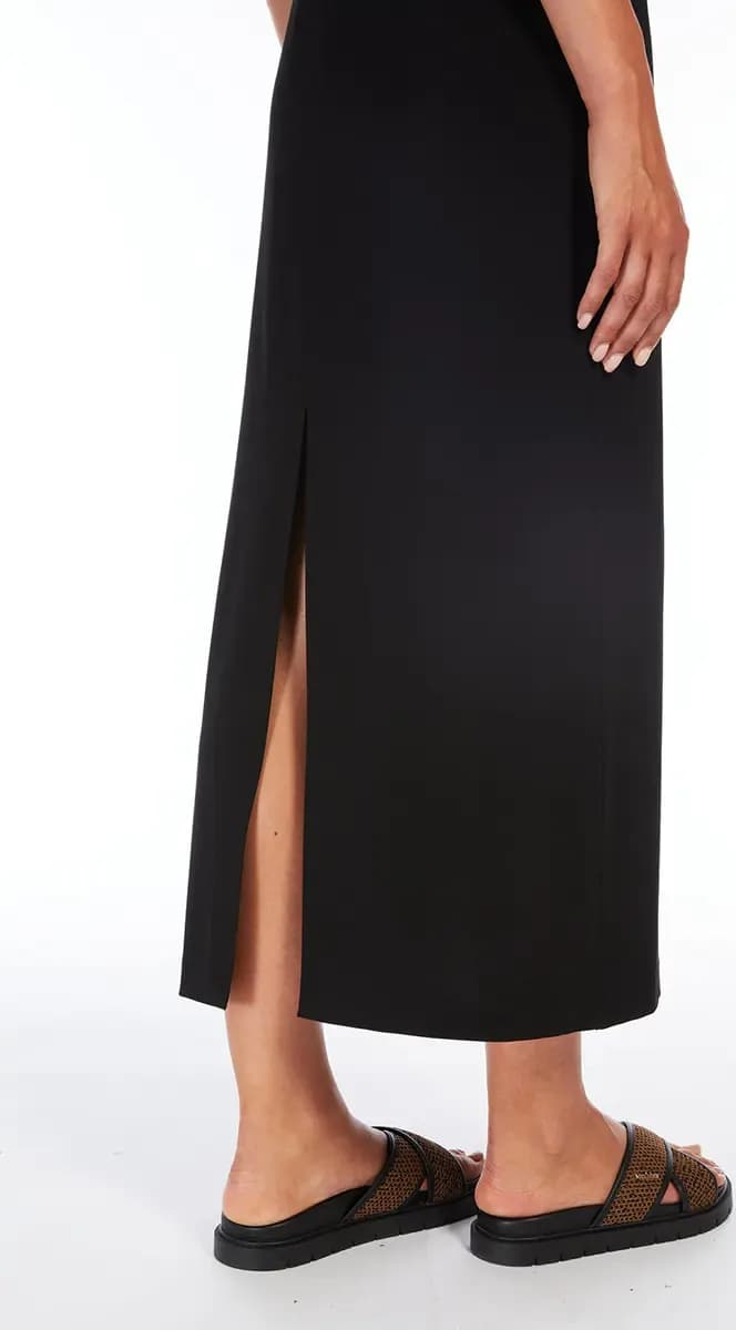 MAX MARA | Abito lungo cut out in jersey - 4