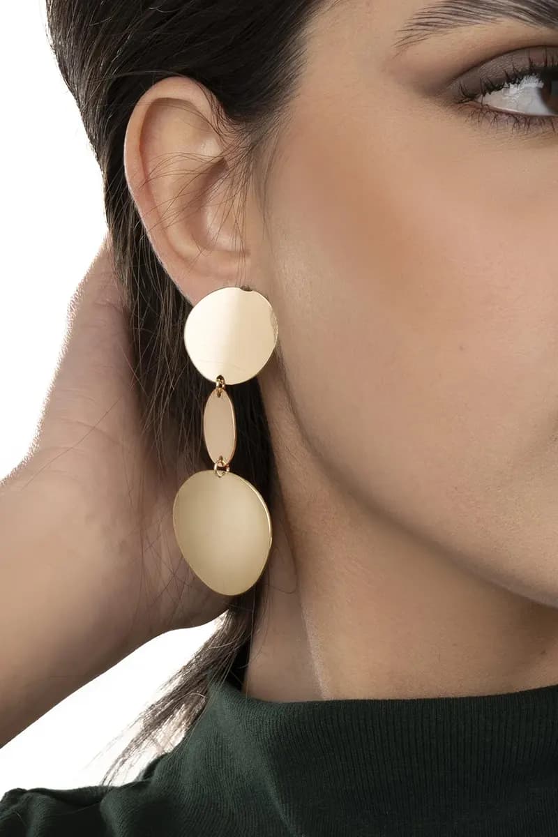 MYA ACCESSORIES | Orecchini pendenti a forma ovale - 3