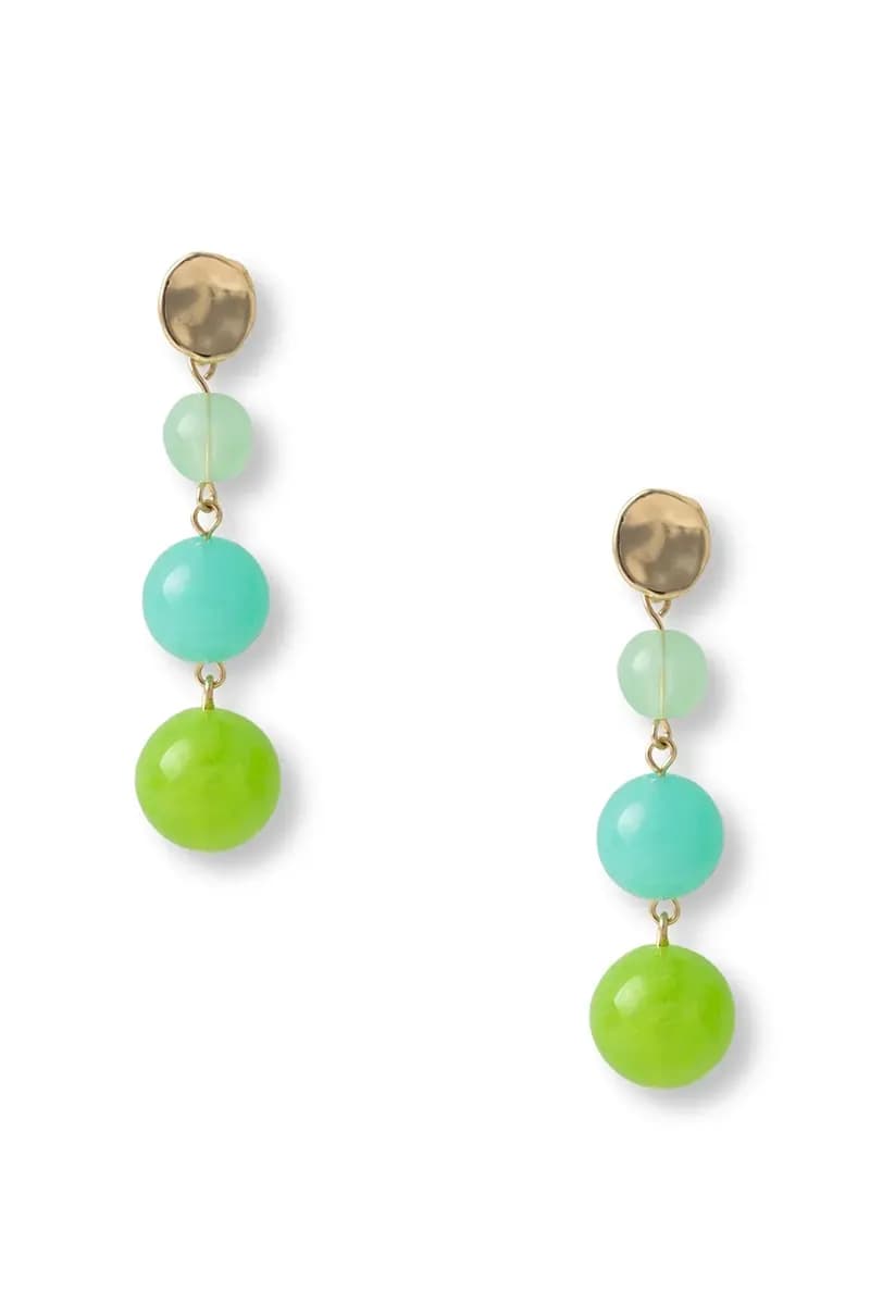 MYA ACCESSORIES | Orecchini pendenti con tripla sfera - 2