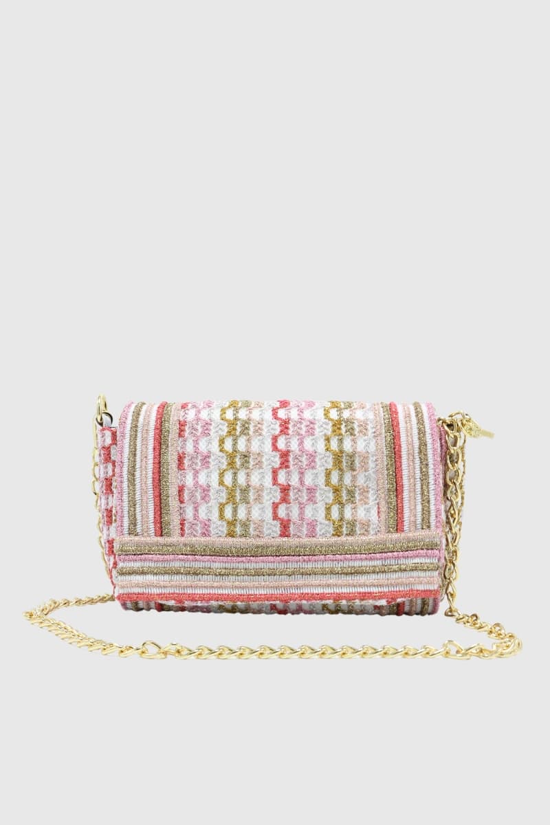 PHO Firenze | Pochette a tracolla fantasia con patta - 4