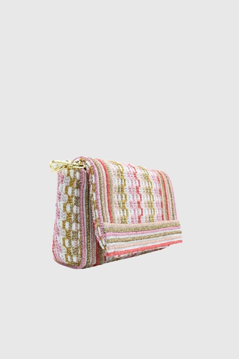 PHO Firenze | Pochette a tracolla fantasia con patta - 2
